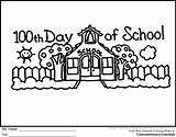 School Coloring 100 Pages 100th Days Clipart Last Printable Clip Color Clipground Ages Right Library Worksheets Book Getcolorings Collection Getdrawings sketch template