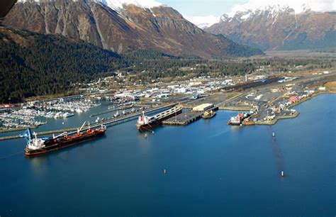 alaskas ports harbors  docks alaska business magazine