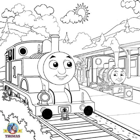 thomas  tank engine coloring pages