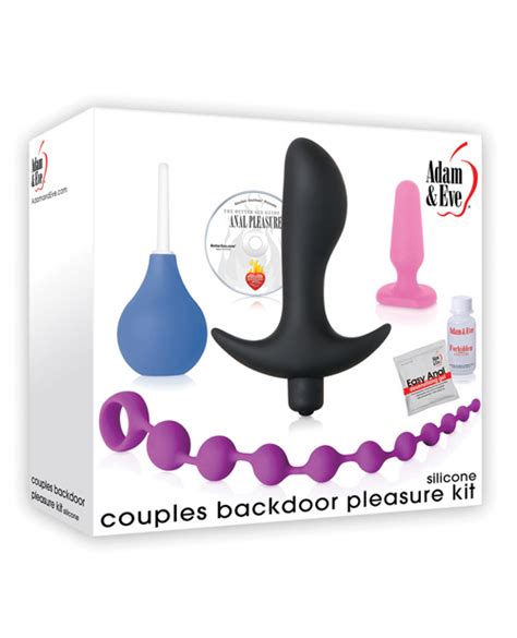 Adam And Eve Couples Backdoor Pleasure Anal Sex Toy Kit Assorted