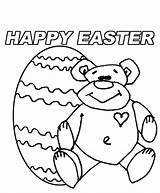 Easter Happy Coloring Pages sketch template