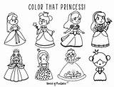 Princesses Printables Worldofprintables sketch template