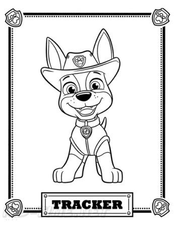 tracker paw patrol paw patrol coloring paw patrol coloring pages