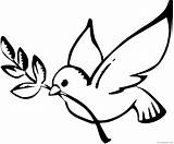 Sign Coloring4free Dove Coloring Peace Pages Printable Related Posts sketch template