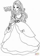 Ever After High Coloring Pages Apple Para Sheets Desenho Cartoon Thronecoming Colorir Print Printable Visit Printables Super sketch template