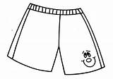 Abbigliamento Disegni Dibujos Colorare Banho Bañadores Bermuda Roupa Pantaloni Aprender Cartoni Guarda Bambini sketch template