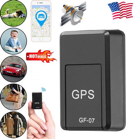 magnetic gf mini gps real time car locator tracker gsmgprs tracking device  ebay