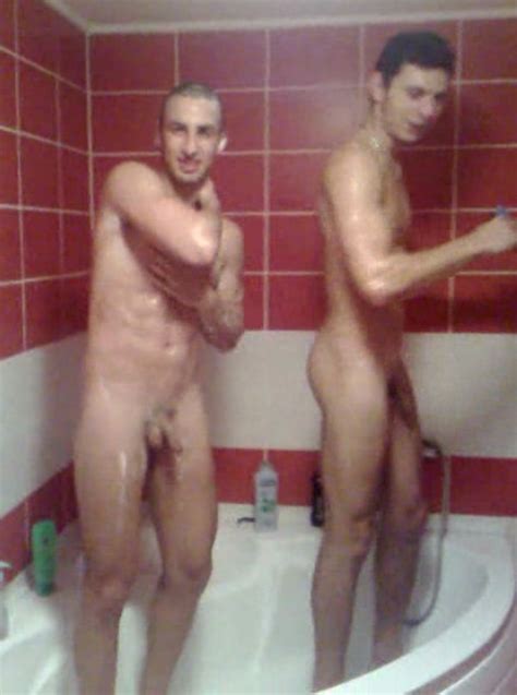 Guys Naked Together Honeymoon Bath Shower