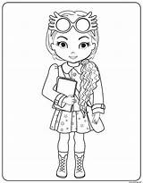 Luna Lovegood sketch template