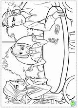 Coloring Thumbelina Pages Dinokids 1994 Close Print Barbie Template sketch template