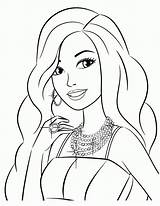 Coloring Pages Face Girl Faces Popular sketch template