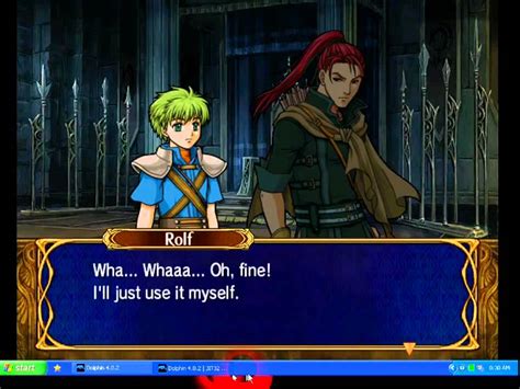 Rolf Talk Shinon Support B Fire Emblem 9 Game Cube Youtube
