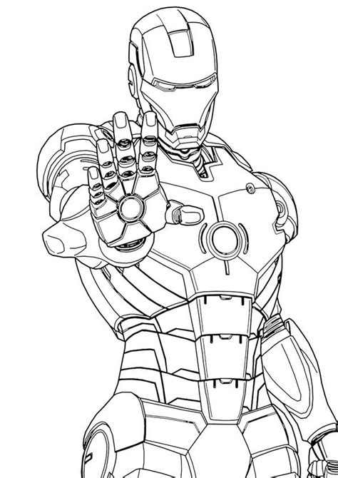 printable ironman coloring page superhero coloring pages avengers