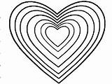 Heart Shape Coloring Pages Getcolorings Drawing Printable Clipartmag sketch template