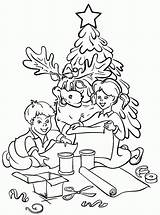 Coloring Pages Christmas Tree Year Reindeer Print Decorating Color Printable Kids Chrildren Years 2010 Xmas Filminspector Size November Pencils11 Colorir sketch template