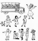 Magique Autobus Magico Magiczny Kolorowanki Dzieci Scuolabus Toute Paginas Gratuit sketch template