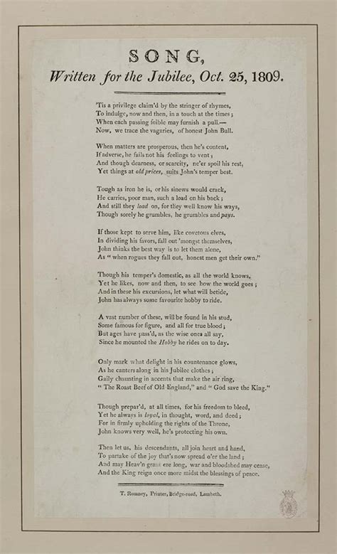 song written   jubilee oct   royalty english ballads national library