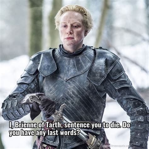 Brienne Tarth I Brienne Of Tarth Sentence You To Die