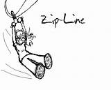 Zip Line Zipline Clip Clipart Ziplining Lining Drawing Cliparts Deviantart Library Clipartmag Collection sketch template