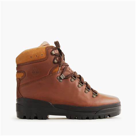 jcrew timberland world hiker boots  brown  men lyst