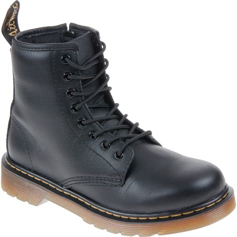 dr martens  youth delaney black softy  boys boots humphries shoes