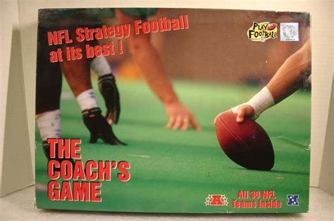 coachs game nfl strategy football family board game etsy