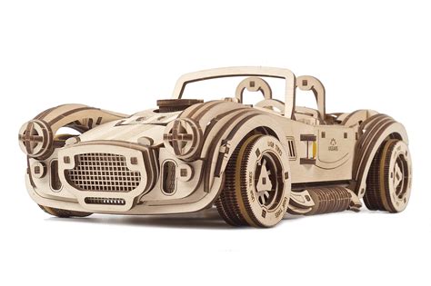 ugears vintage car  puzzle drift cobra racing car  puzzles model