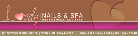 lovely nails spa  providence hwy dedham ma