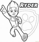 Ryder Coloring sketch template
