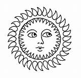 Sun Coloring Pages Printable Sunny Print Sunset Kids Star Color Ocean Sheet Drawing Sheets Face Getcolorings Getdrawings Moon Books sketch template