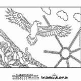 Aboriginal Goanna Brisbanekids Animal Metis Designlooter Qn sketch template