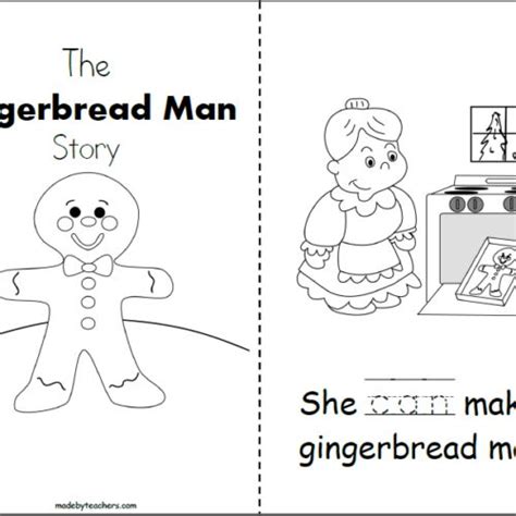 gingerbread man story  kindergarten   teachers gingerbread