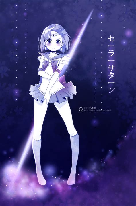 Tomoe Hotaru And Sailor Saturn Bishoujo Senshi Sailor Moon Drawn By