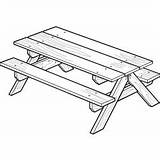 Picnic Table Plans Drawing Project Kids Paintingvalley Prowood Drawings Build sketch template