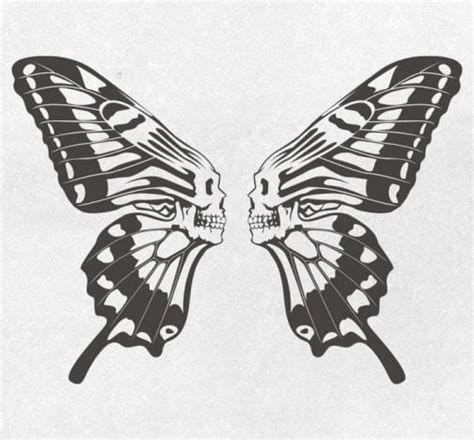 skull butterfly coloring coloring pages