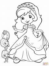 Coloring Strawberry Shortcake Pages Berrykins Printable Drawing sketch template