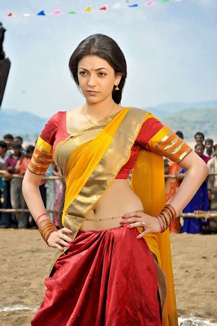 all stars photo site kajal agarwal in half saree spicy photo gallery