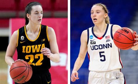Paige Bueckers Caitlin Clark Face Off In Sweet 16 Matchup The New