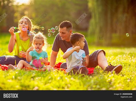 happy family park image photo  trial bigstock