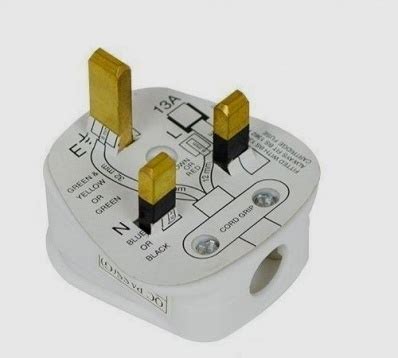 amp  pin plug white wholesalers  hardware houseware diy products