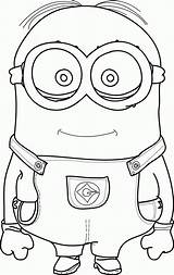 Coloring Minion Pages Stuart Minions Library Clipart Color sketch template