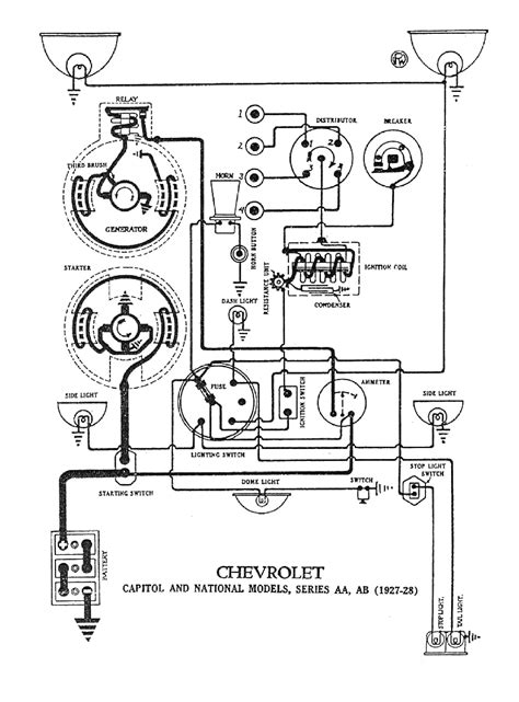 ford model  wiring diagram wiring draw  schematic