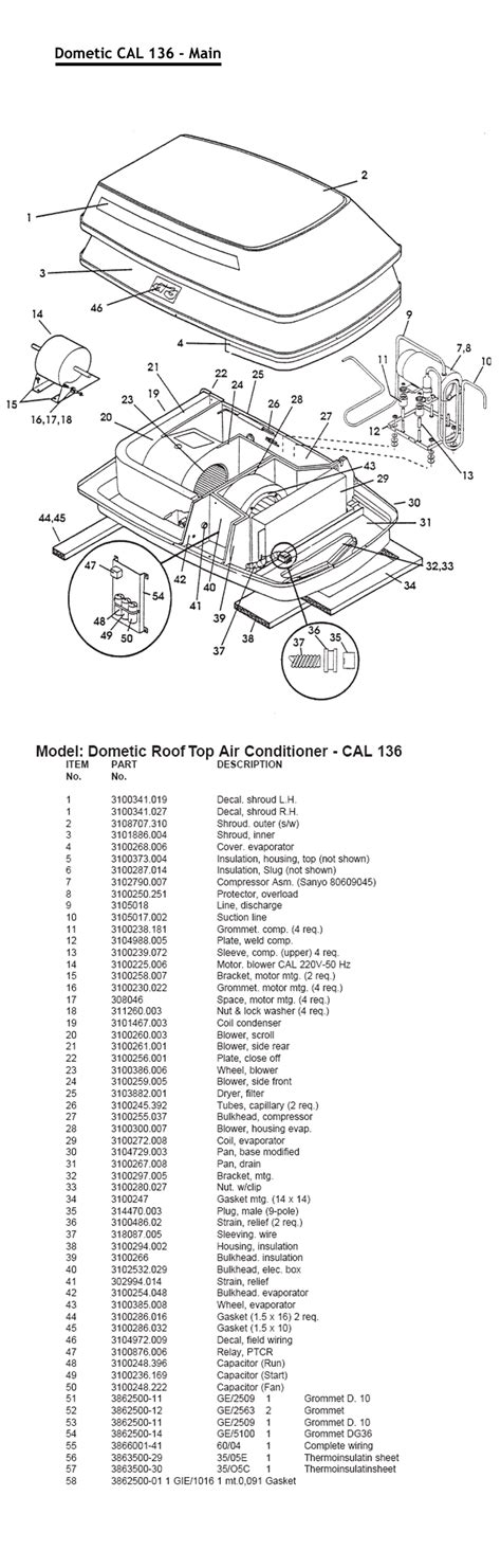 dometic  awning parts diagram images parts diagram catalog