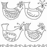 Folk Coloring Bird Pages Mexican Birds Drawing Queeky Bark Keeffe Georgia Embroidery Template Drawings Color Templates Motifs Printable Patterns Google sketch template