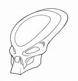 Predator Mask Bio Helmet Coloring Template Pages Deviantart Getdrawings Drawing sketch template