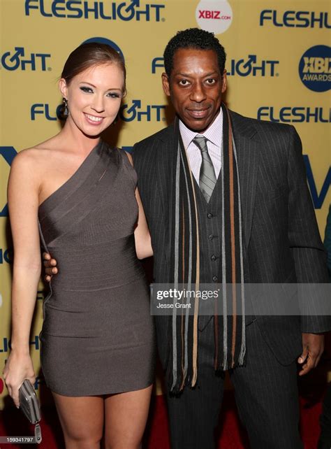 maddy o reilly and orlando jones attend the 2013 xbiz awards at the