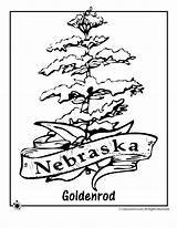 Nebraska sketch template