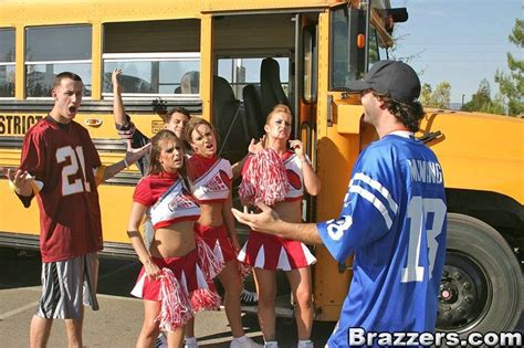 the school bus broke down and kinky cheerleaders fucking in wild pichunter