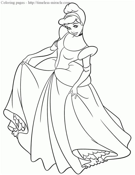 printable cinderella coloring pages timeless miraclecom