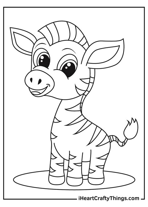 printable zebra coloring pages updated
